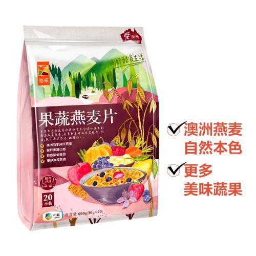 悠采果蔬燕麦片袋装600g 商品图2