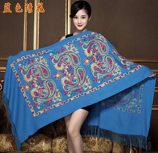 提花羊绒刺绣70*200（不含礼盒） 商品图4