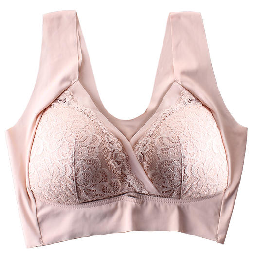 ZJM-JZ9002日本舒适薄款睡眠无钢圈文胸背心式大码运动聚拢无痕胸罩 商品图4