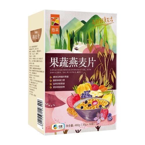 悠采果蔬燕麦片480g 商品图0