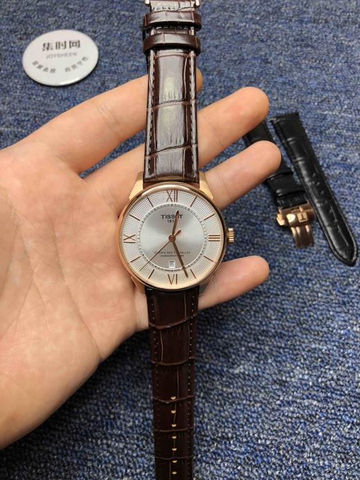 tissot天梭杜鲁尔系列t099玫金款专柜同步版本采用瑞士eta2824全自动
