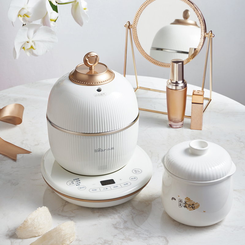 【小程序】小熊电炖盅 燕窝炖盅迷你全自动家用小型陶瓷电炖锅煲汤煮粥隔水炖 DDZ-C06A1