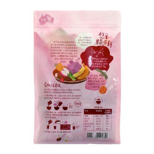 悠采果蔬燕麦片袋装600g 商品图1