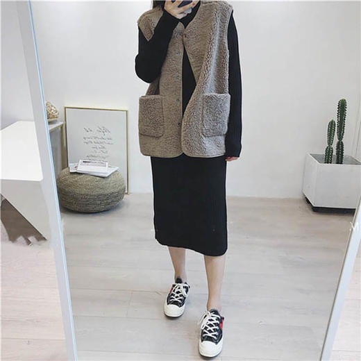 裁缝学苑 AG15女长短款麂皮绒马甲背心外套11服装裁剪图牛皮纸样 商品图1