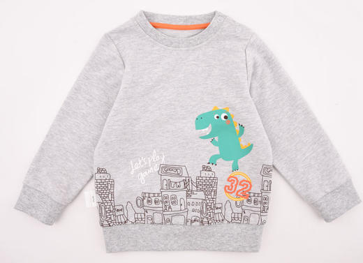 棉果果春秋季男童小毛圈套头T恤卫衣M112180220107 商品图7