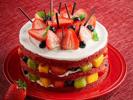【2磅138元】甜美·草莓红丝绒蛋糕