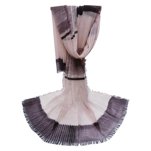 优品堂“迷绘年华”高档羊毛轻薄百搭披肩围巾两用长巾 商品图1