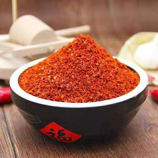 秦绿石碾纯辣面500g（3袋包邮）油泼辣椒 商品图1