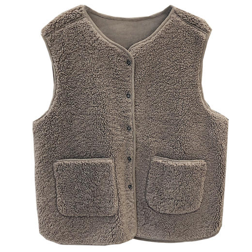 裁缝学苑 AG15女长短款麂皮绒马甲背心外套11服装裁剪图牛皮纸样 商品图4