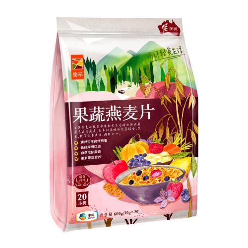 悠采果蔬燕麦片袋装600g 商品图0