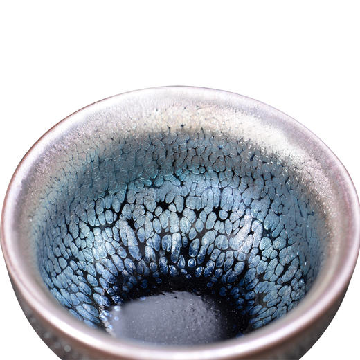 《如意双福银盏套装》建盏镶银茶具 家用办公工夫茶杯套装 茶杯大气礼盒装送礼佳品 商品图4