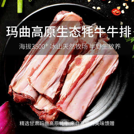 物本源·来自雪域高原·玛曲草原牦牛牛排2.5斤装 商品图2