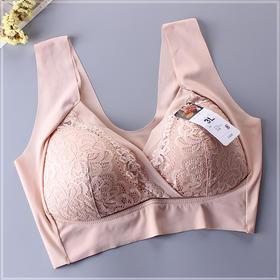 ZJM-JZ9002日本舒适薄款睡眠无钢圈文胸背心式大码运动聚拢无痕胸罩