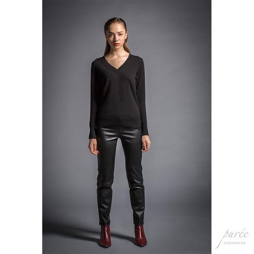 #1987 Deep V-neck Basic V领基础款毛衣 商品图6