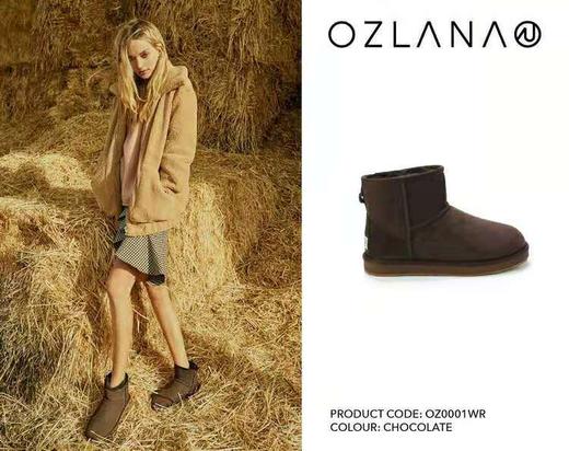 OZLANA  雪地靴系列 经典迷你厚底短筒雪地靴 商品图7