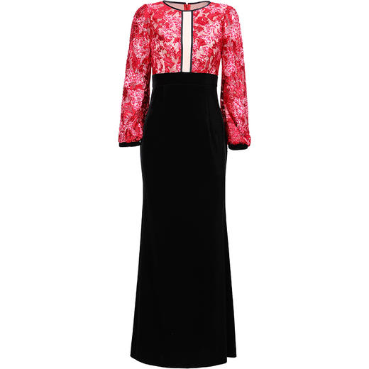 DLQ-L6366秋冬新款小礼服宴会年会长款连衣裙 商品图4