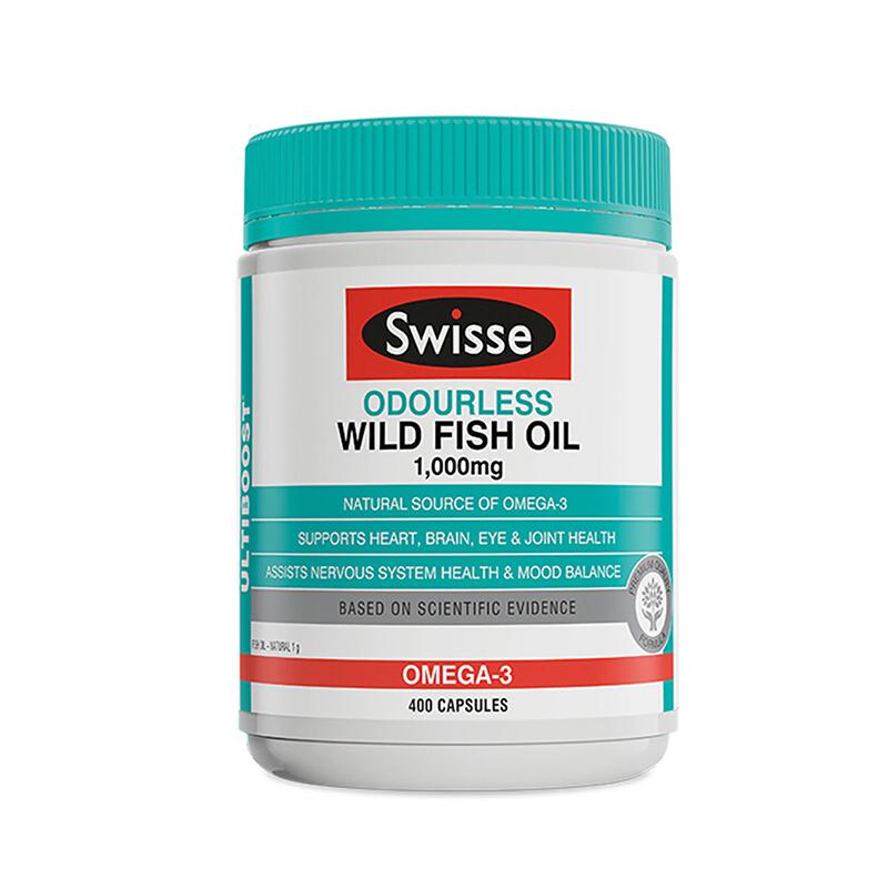 澳洲Swisse无腥味野生鱼油1000mg 400粒JPY带授权招加盟代理