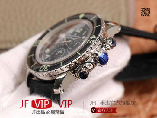 OM宝po五十噚5085F，直径45x15.5毫米精钢表壳制造配备齿纹单向旋转表圈 ，大50噚盘面带有放射花纹表盘配搭“游泳圈口”另豪华程度更加酷炫，男士腕表 商品图4