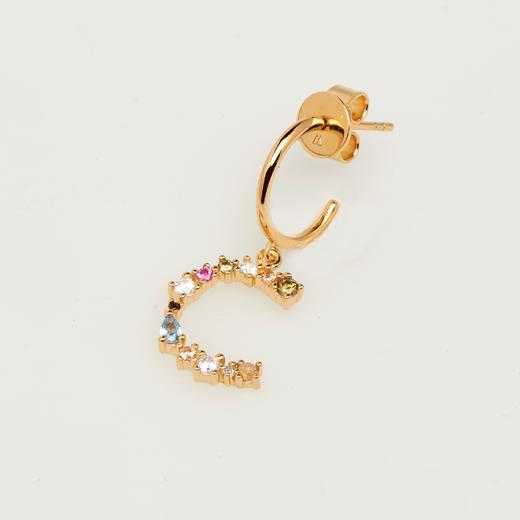 北京仓｜PD Paola-Letter-字母 C 耳环（不对称）  [西班牙设计师] 商品图1