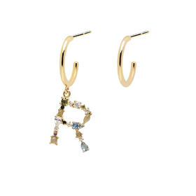 北京仓｜PD Paola-Letter-字母 R 耳环（不对称）  [西班牙设计师]