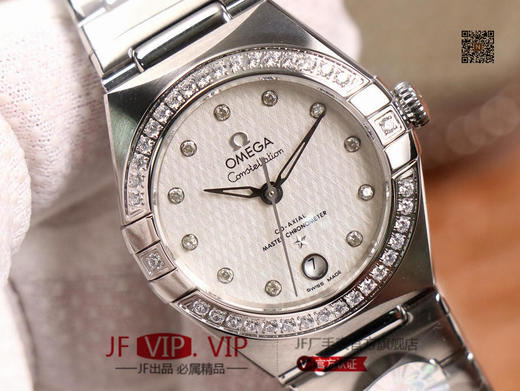 3S欧mi茄第五代星座系列，29mm，升级版8700机芯甲板搭载与正品一致的避震器，甲板内部沿用极为稳定的nh05机芯;全新的台湾石托使字面更加细腻，女士腕表，自动机械机芯，精钢表带，透底。 商品图3