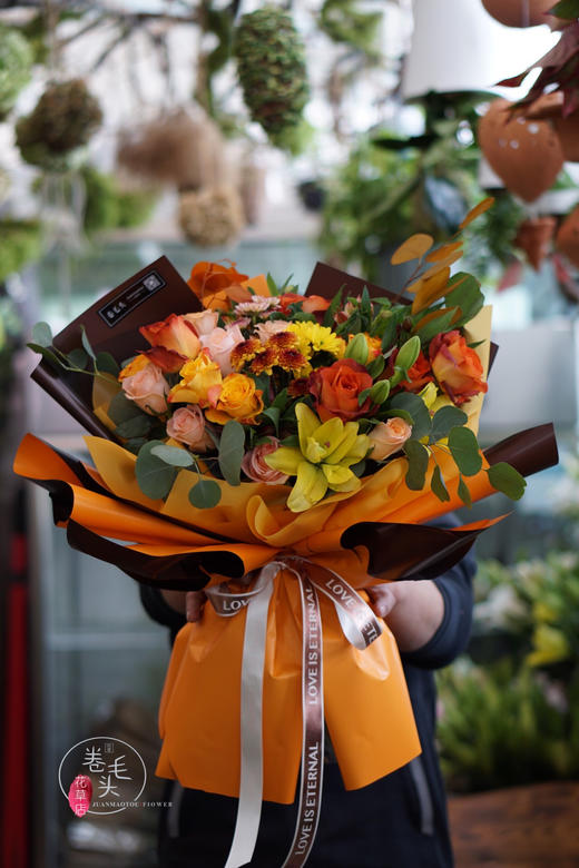 橙色系花束 200 商品图6