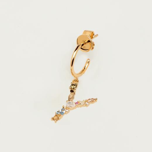 北京仓｜PD Paola-Letter-字母 Y 耳环（不对称）  [西班牙设计师] 商品图1