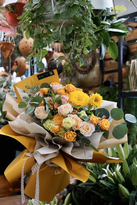 橙色系花束 200 商品图3