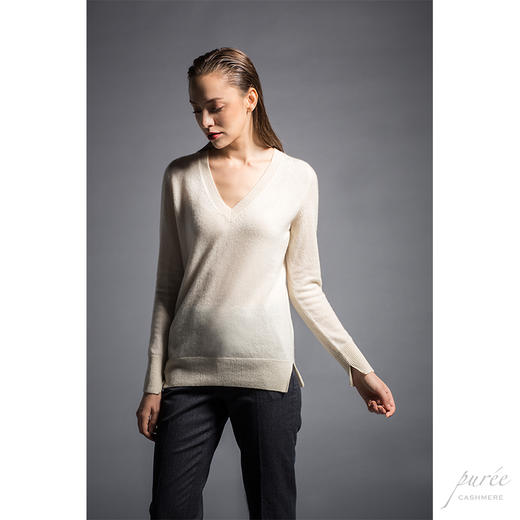 #1987 Deep V-neck Basic V领基础款毛衣 商品图10