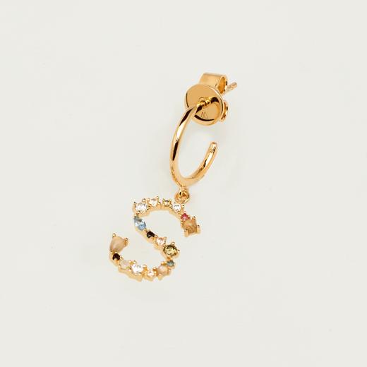 北京仓｜PD Paola-Letter-字母 S 耳环（不对称）  [西班牙设计师] 商品图1