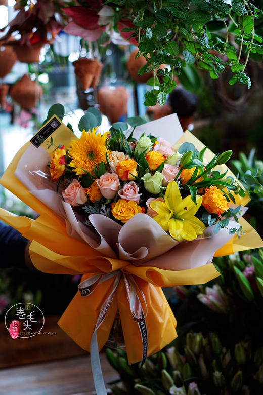 橙色系花束 200 商品图4