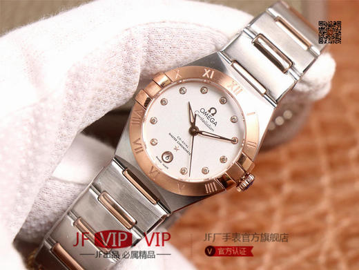 3S欧mi茄第五代星座系列，29mm，升级版8700机芯甲板搭载与正品一致的避震器，甲板内部沿用极为稳定的nh05机芯;全新的台湾石托使字面更加细腻，女士腕表 商品图1