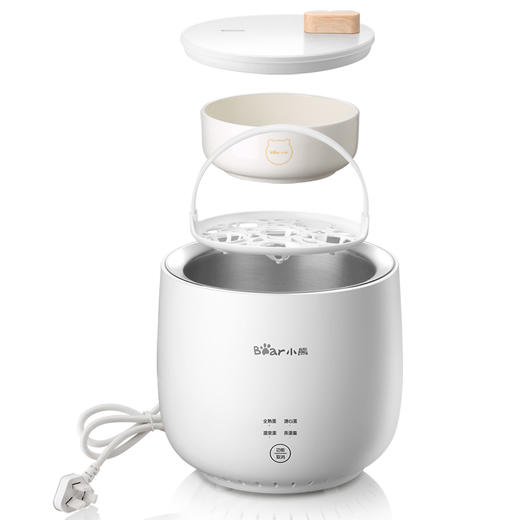 【小程序】小熊煮蛋器蒸蛋器自动断电家用智能温泉蛋机蒸鸡蛋羹神器溏心蛋机 不锈钢内胆 ZDQ-B06R2 商品图4