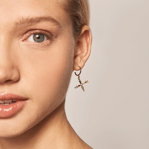 北京仓｜PD Paola-Letter-字母 X 耳环（不对称）  [西班牙设计师] 商品图2