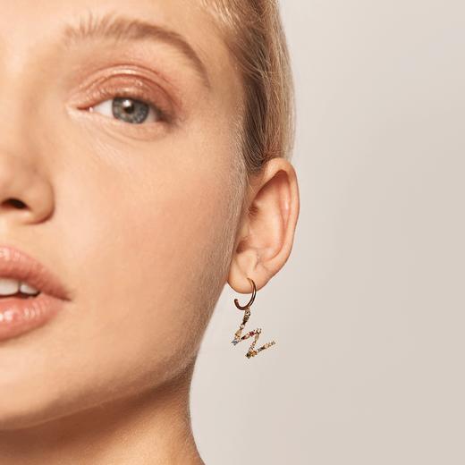 北京仓｜PD Paola-Letter-字母 W 耳环（不对称）  [西班牙设计师] 商品图2