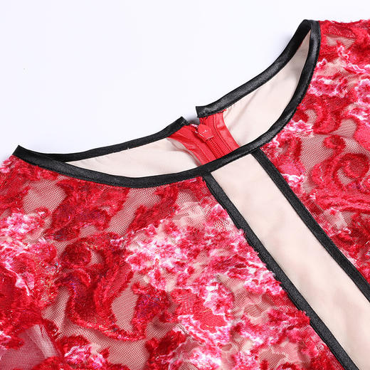 DLQ-L6366秋冬新款小礼服宴会年会长款连衣裙 商品图3