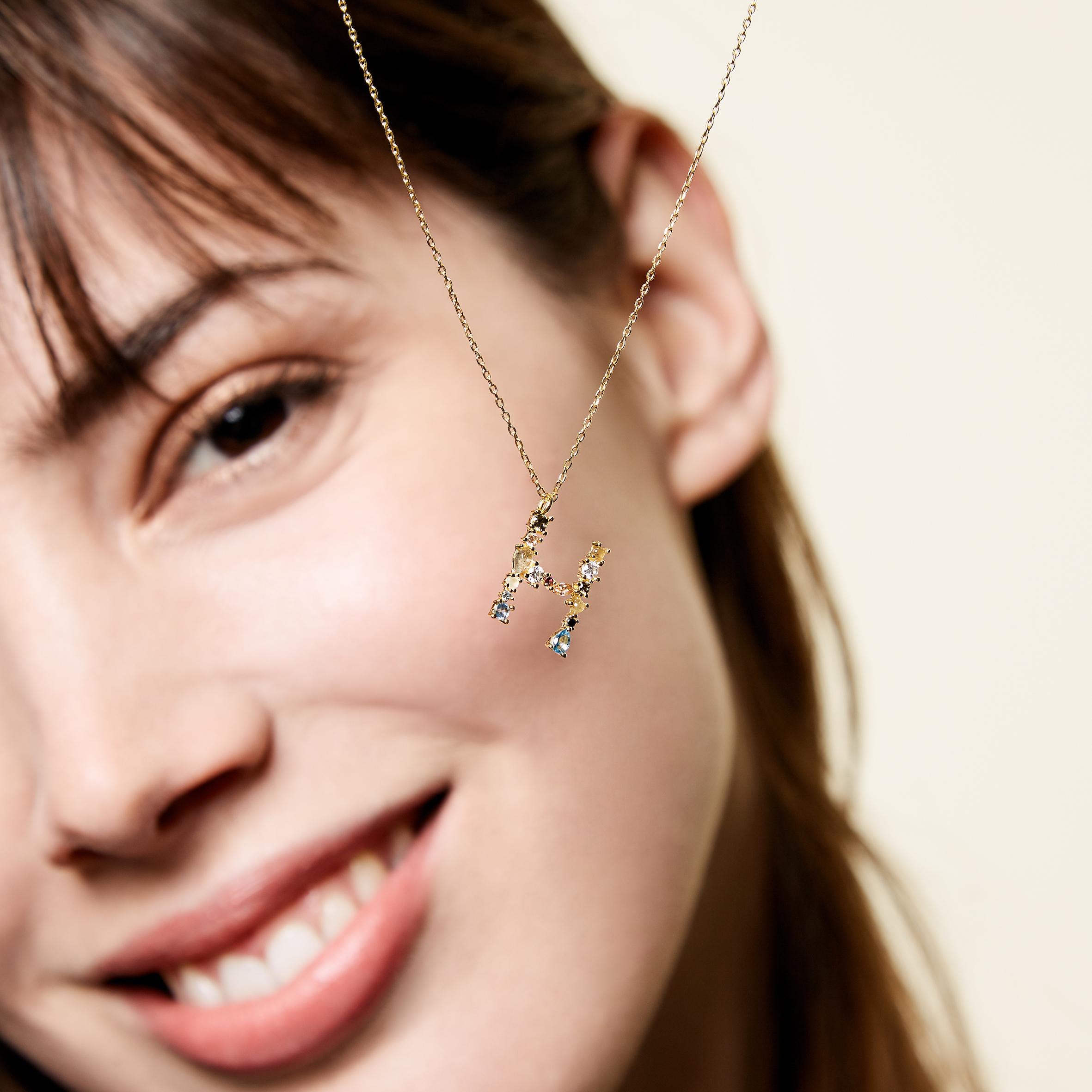 北京仓｜PD Paola-Letter-字母 H 项链  [西班牙设计师]