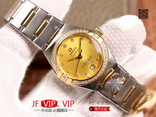 3S欧mi茄第五代星座系列，29mm，升级版8700机芯甲板搭载与正品一致的避震器，甲板内部沿用极为稳定的nh05机芯;全新的台湾石托使字面更加细腻，女士腕表 商品图2