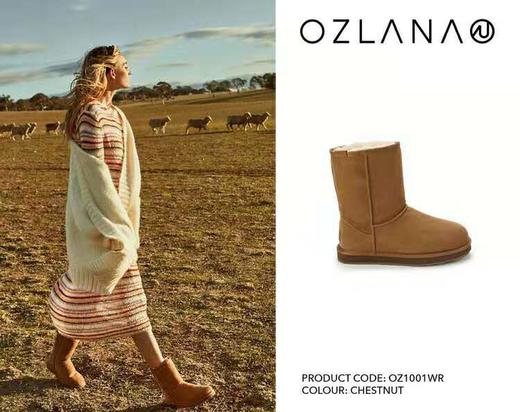 OZLANA  雪地靴系列 经典迷你厚底短筒雪地靴 商品图3