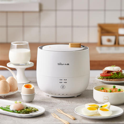 【小程序】小熊煮蛋器蒸蛋器自动断电家用智能温泉蛋机蒸鸡蛋羹神器溏心蛋机 不锈钢内胆 ZDQ-B06R2 商品图0