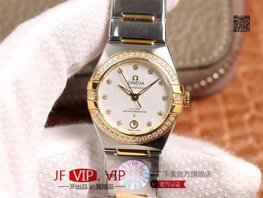 3S欧mi茄第五代星座系列，29mm，升级版8700机芯甲板搭载与正品一致的避震器，甲板内部沿用极为稳定的nh05机芯;全新的台湾石托使字面更加细腻，女士腕表 商品图0