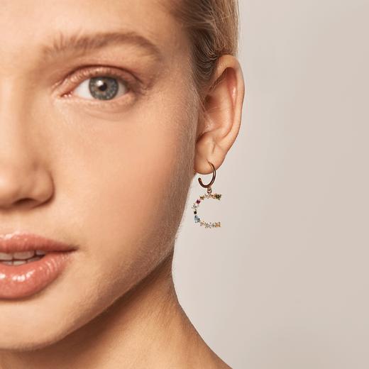 北京仓｜PD Paola-Letter-字母 C 耳环（不对称）  [西班牙设计师] 商品图2