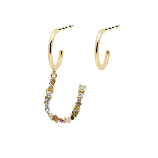 北京仓｜PD Paola-Letter-字母 U 耳环（不对称）  [西班牙设计师] 商品图0