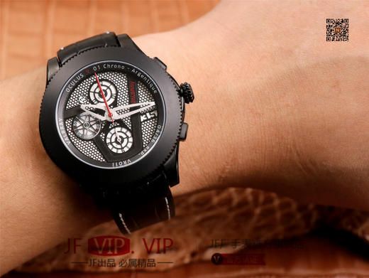 TNK徕卡100周年Valbray EL腕表，采用原装功能相同的计码机芯 7750自动机械 46mm的直径，只要转动手表就可以控制“光圈”大小 ，男士腕表，自动机械机芯，皮表带，透底。 商品图14