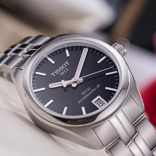 天梭Tissot PR 100系列T101.207.11.051.00自动机械女表 商品图1