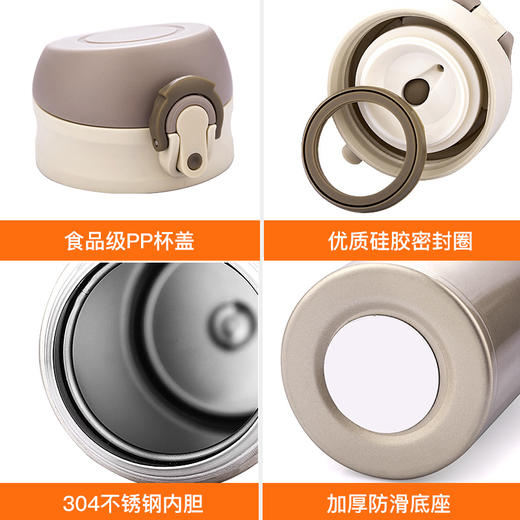 zolitt保温杯304不锈钢便携男女简约成人防摔随手水杯大容量 商品图2