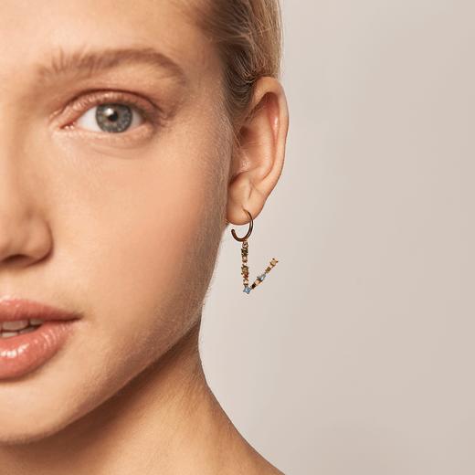 北京仓｜PD Paola-Letter-字母 V 耳环（不对称）  [西班牙设计师] 商品图2