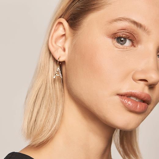 北京仓｜PD Paola-Letter-字母 A 耳环（不对称）  [西班牙设计师] 商品图2