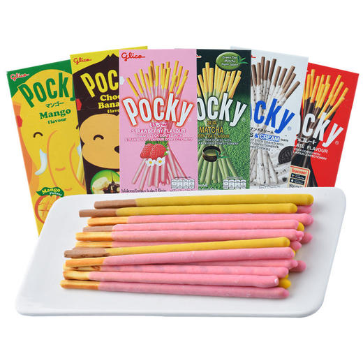泰国格力高Pocky涂层饼干 奶油味45g 商品图0