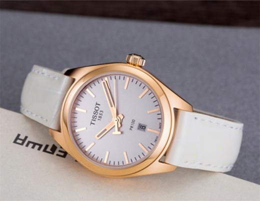 Tissot 天梭PR100系列皮带石英女表T101.210.36.031.01 商品图1